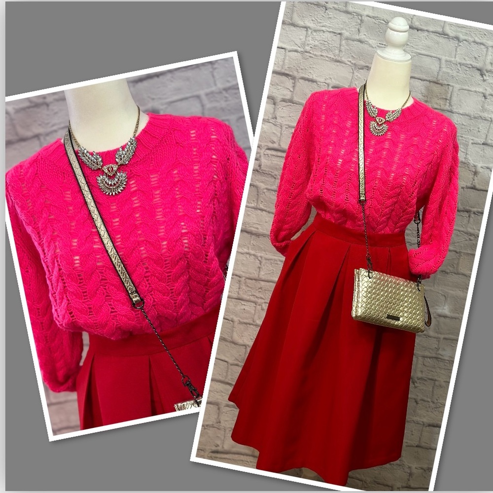Beautiful Hot Pink Joe Fresh Sweater (EUC) - Picture 5 of 11